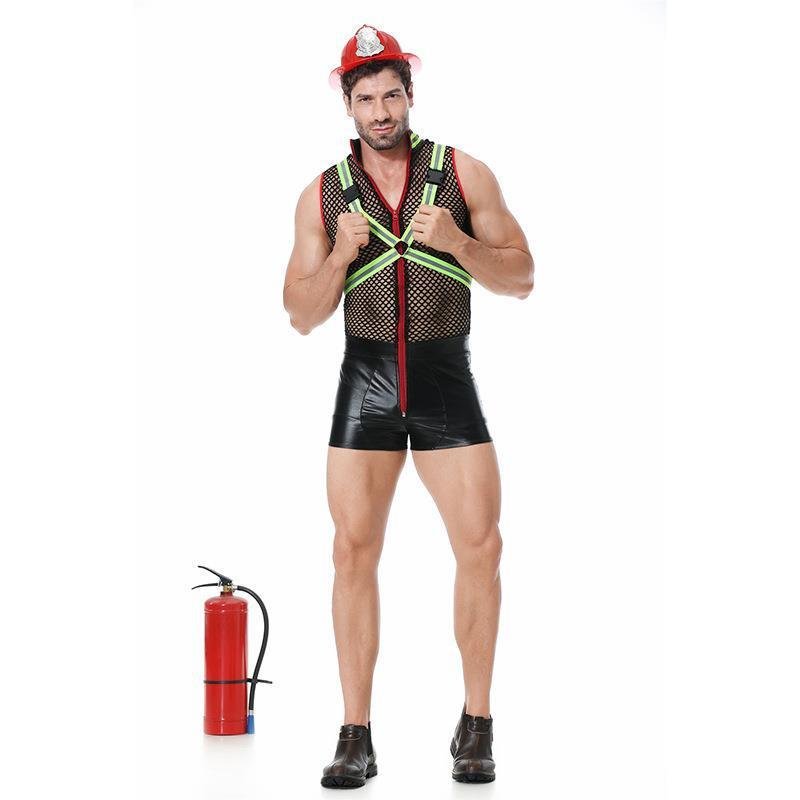 Men's Firefighter Costume - Image 4
