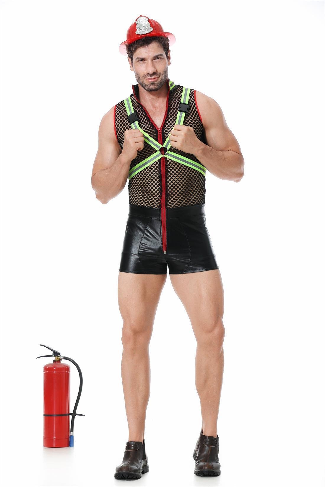 Men's Firefighter Costume - Image 7