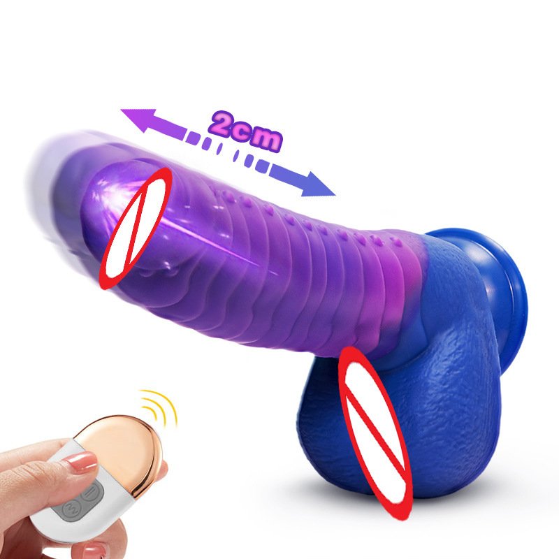 Telescopic Vibrating Dildo Heating - Image 3