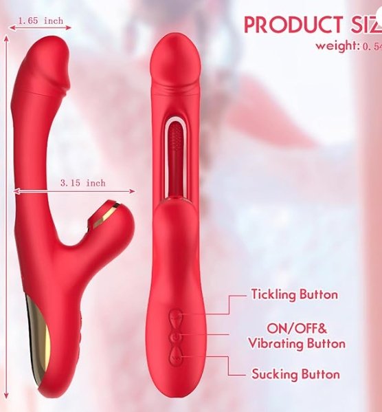 Vibrator 3IN1 Flapping & Vibrating & Suck - Image 2