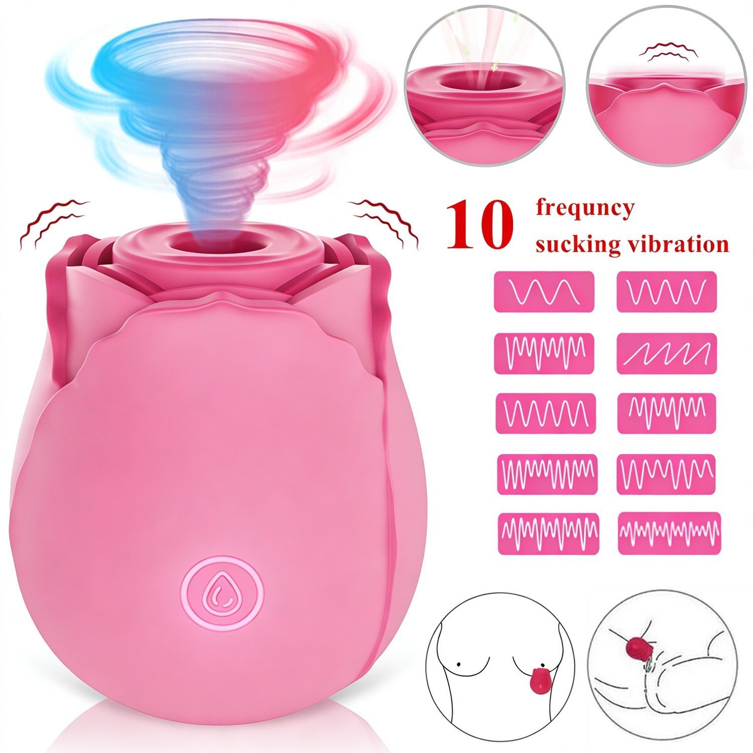 Rose Sucking Vibration Clit Sucker - Image 2