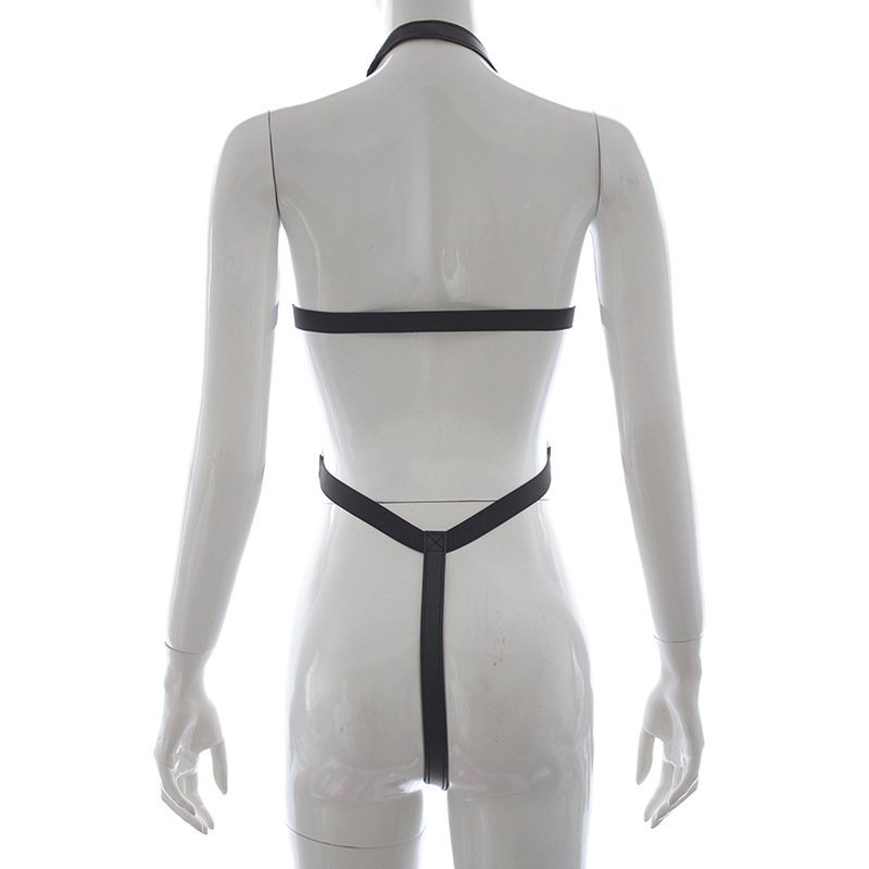 Leather Bondage Restraint Suit - Image 3