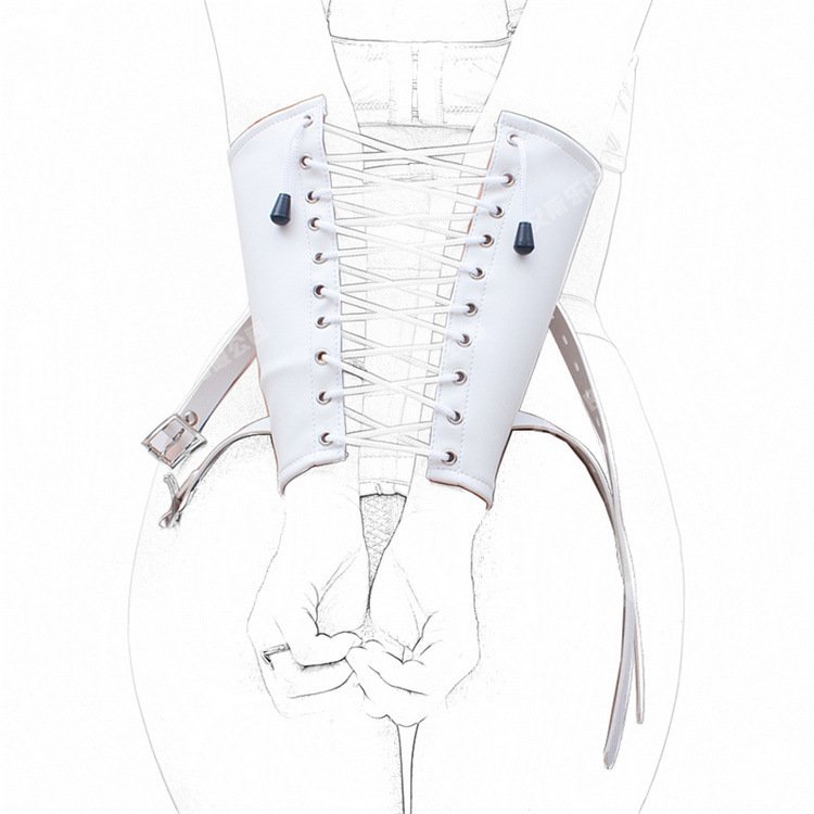 Leather Black Arms Restraint - Image 3