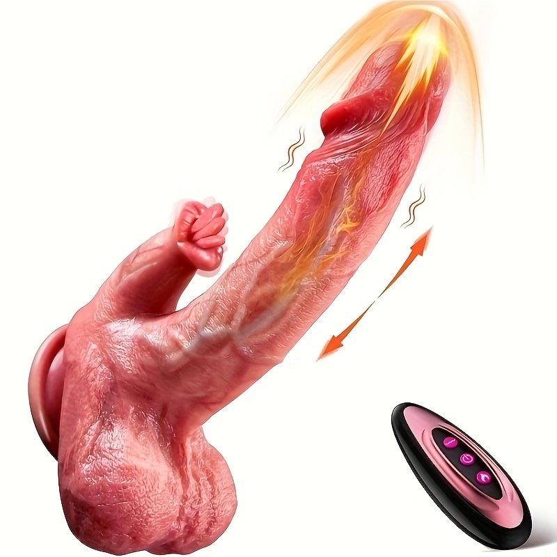 Realistic Thrusting Dildo Vibrator 5 In 1 - Image 3