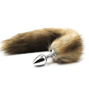 Brown Fox Tail Butt Plug