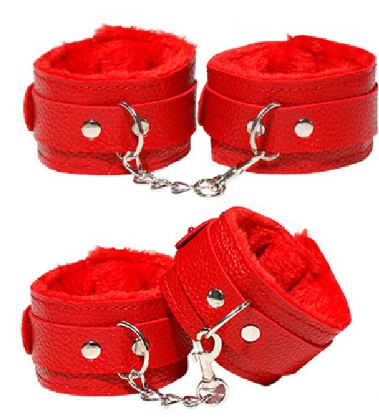 10 Pieces Velvet Leather Restraint Set - Image 4