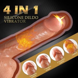 Realistic Dildo Thrusting Heating Rotating