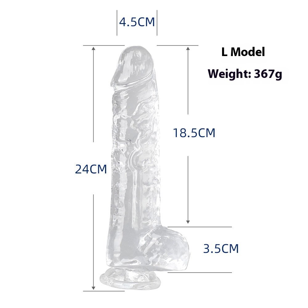 Seven Models Series Transparent Dildo - Image 8