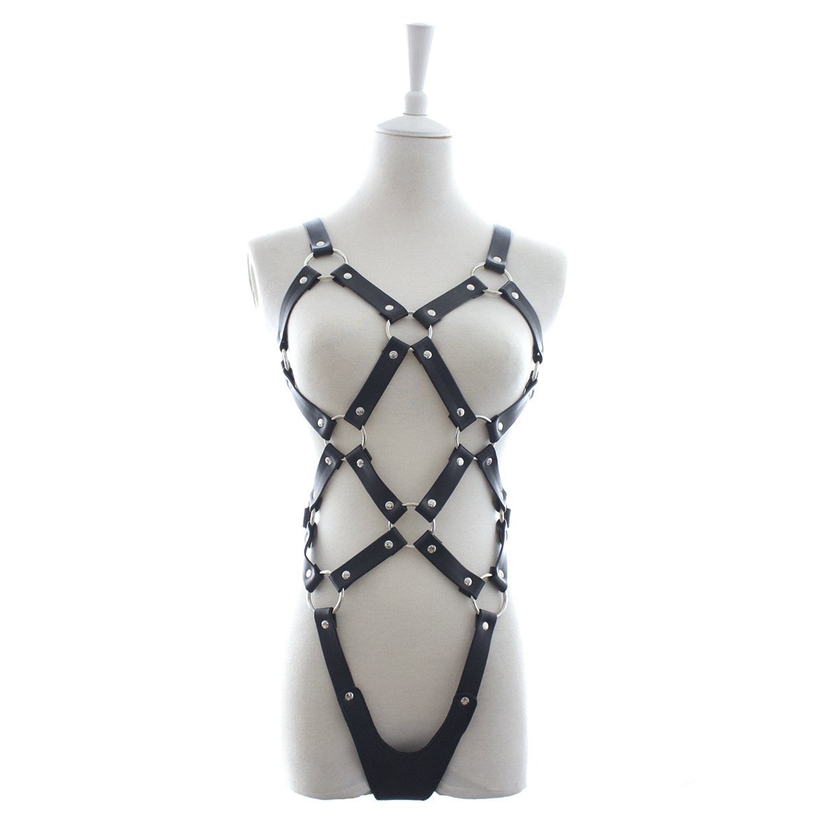 Leather Bondage Restraint Suit - Image 6