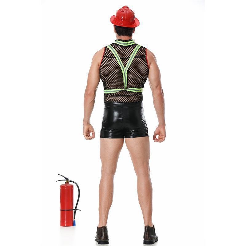 Men's Firefighter Costume - Image 9