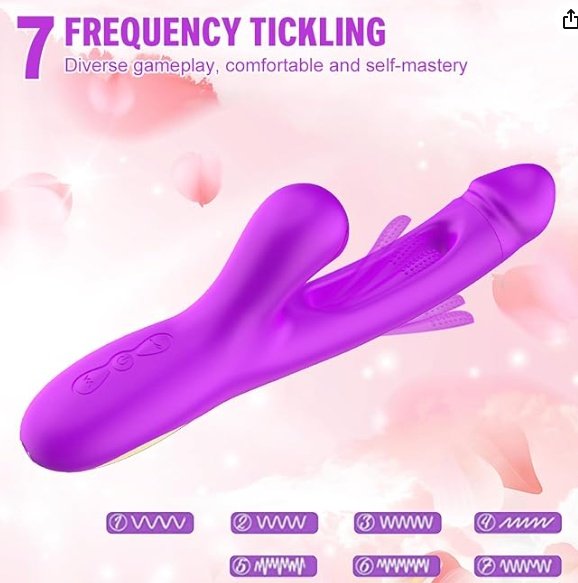 Vibrator 3IN1 Flapping & Vibrating & Suck - Image 3