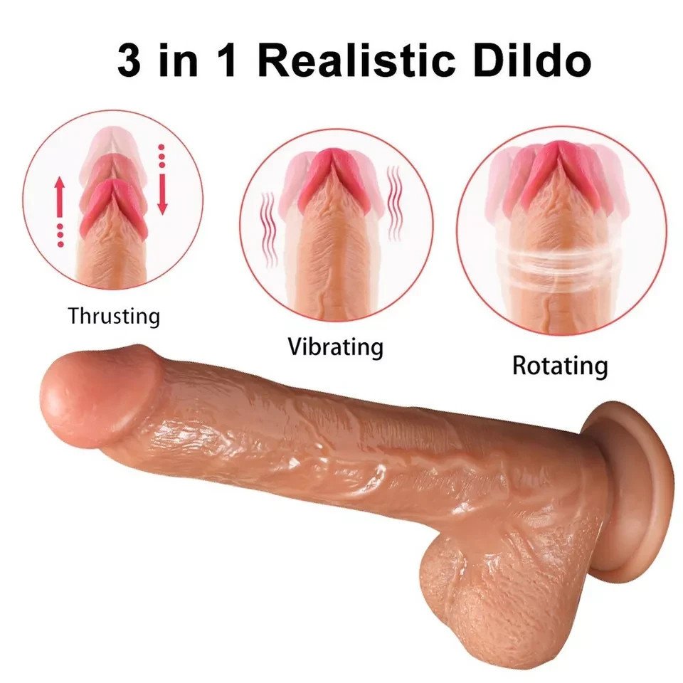 Realistic Dildo Thrusting Heating Rotating - Image 7