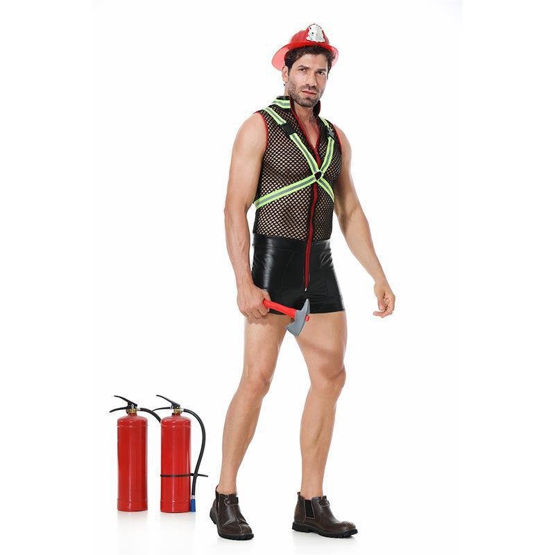 Men's Firefighter Costume - Image 3