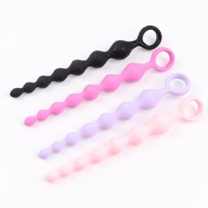 Silicone Butt Plug Beads Anal Dilatation