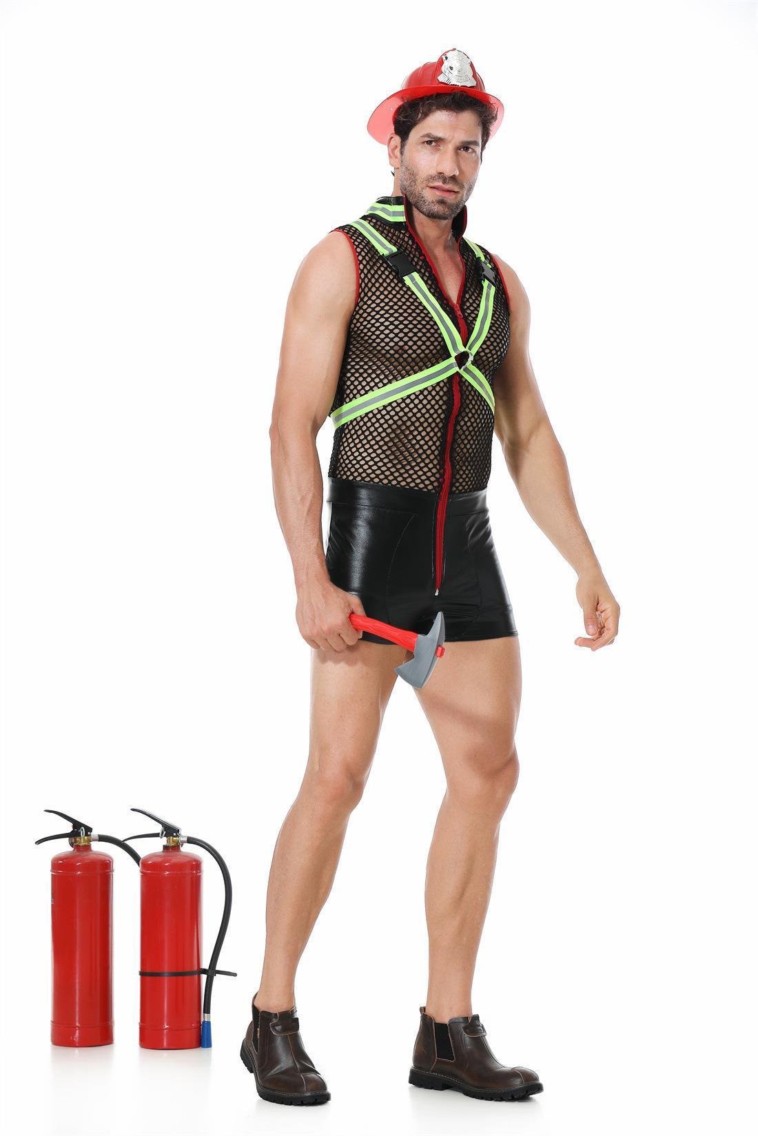 Men's Firefighter Costume - Image 2