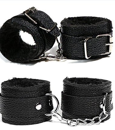 10 Pieces Velvet Leather Restraint Set - Image 5