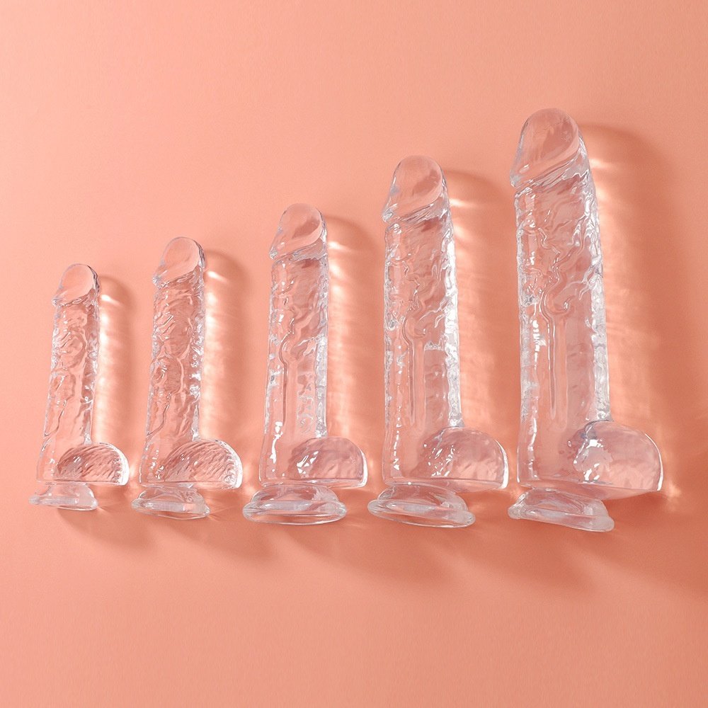 Seven Models Series Transparent Dildo