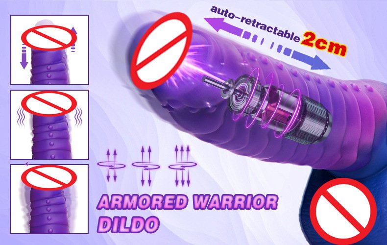 Telescopic Vibrating Dildo Heating - Image 9
