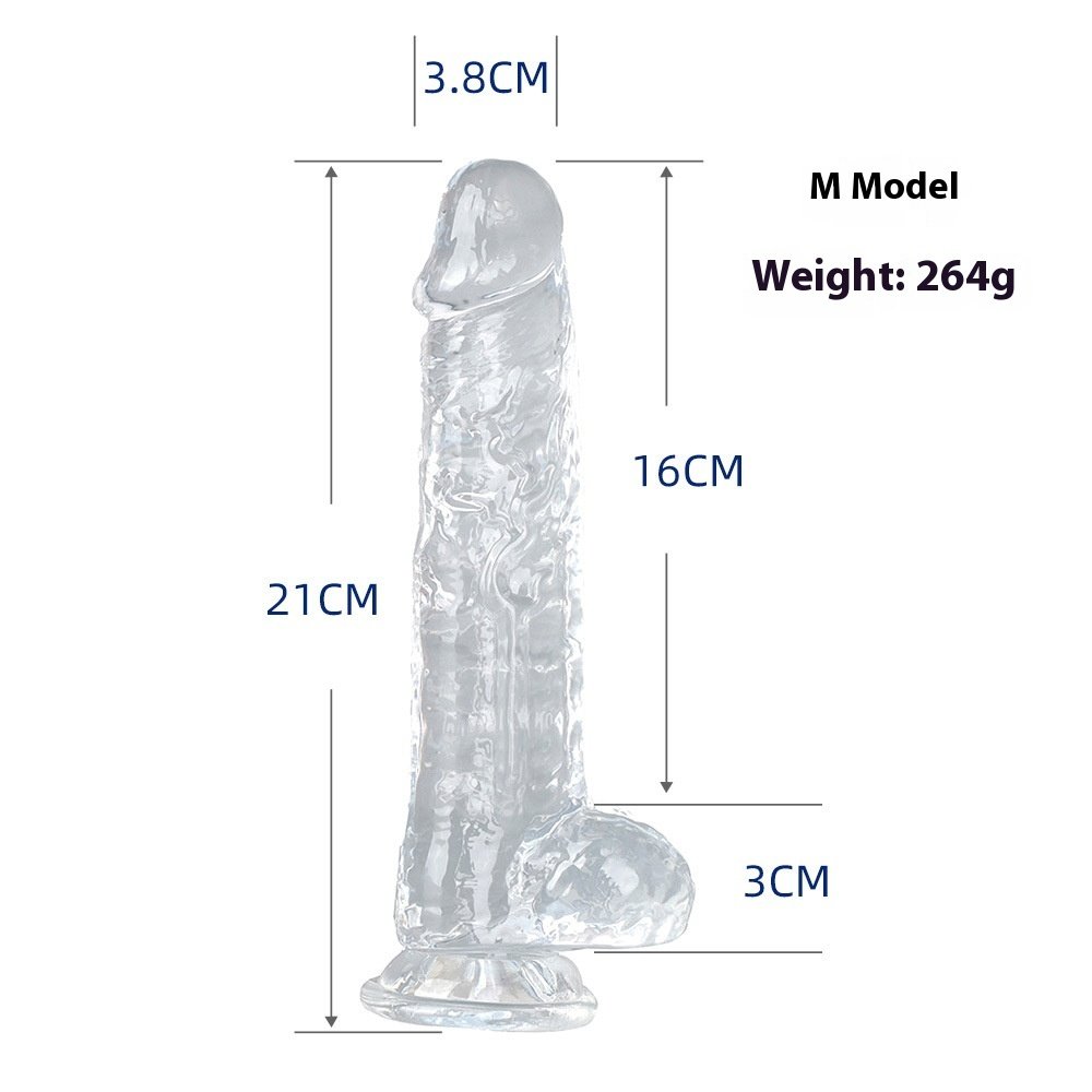 Seven Models Series Transparent Dildo - Image 6