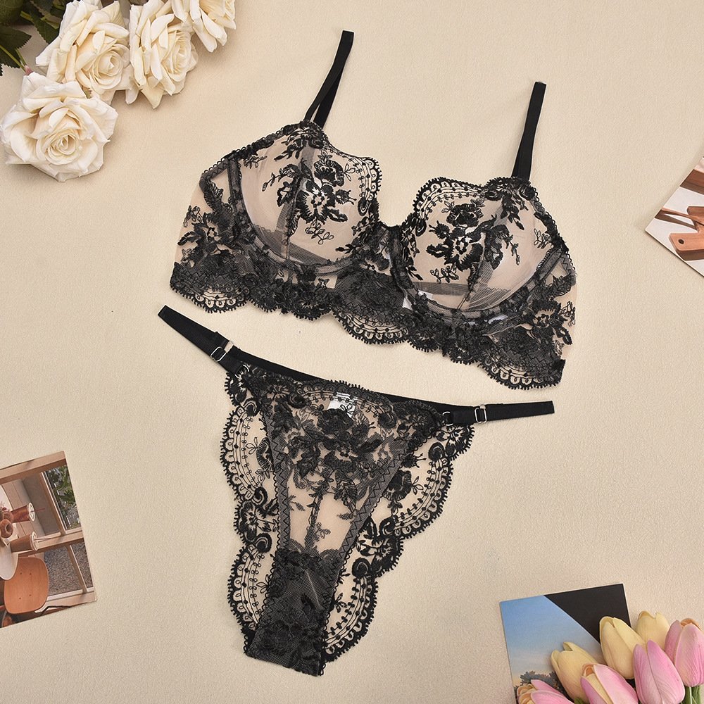 Embroidered Sexy Lingerie Set Women - Image 5