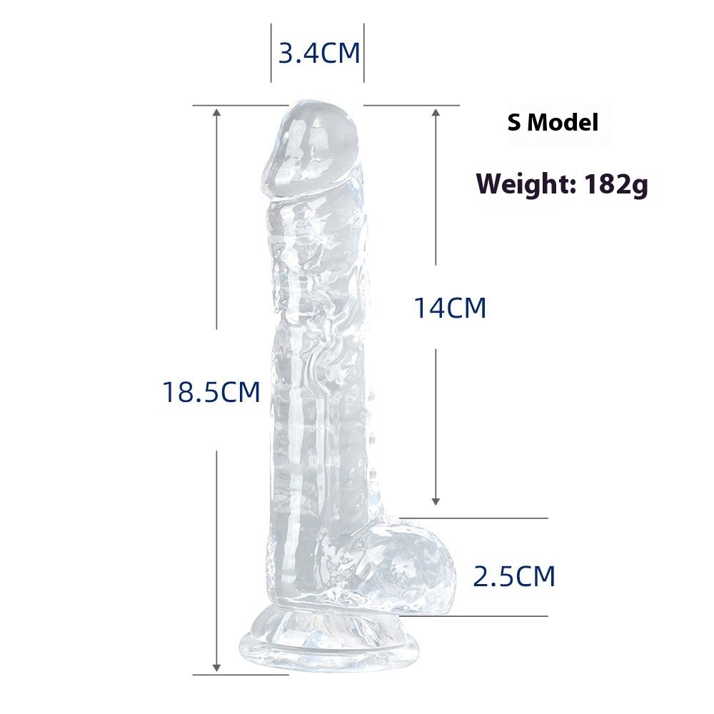 Seven Models Series Transparent Dildo - Image 9