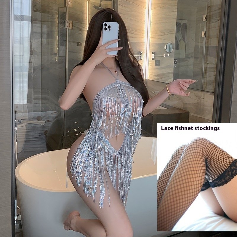 Sequined Tassel Skirt Sexy Lingerie - Image 10