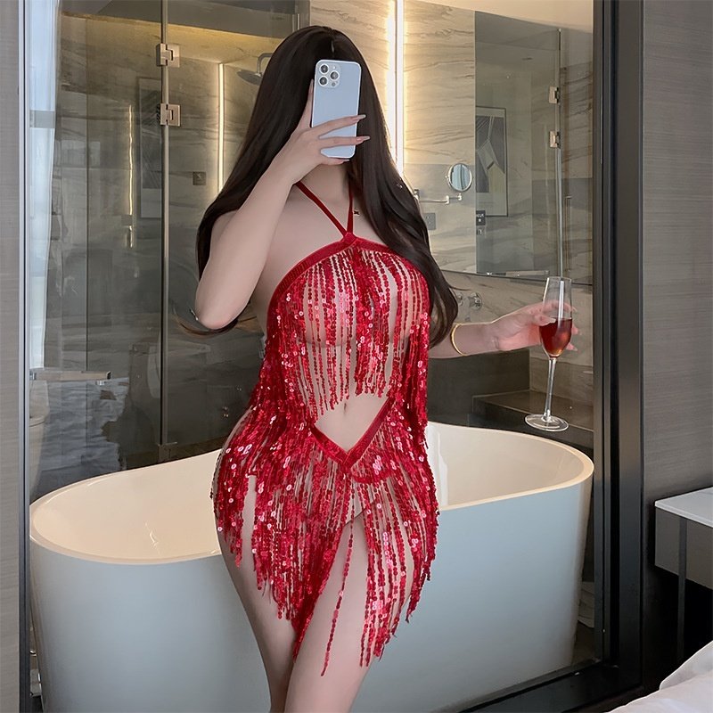 Sequined Tassel Skirt Sexy Lingerie - Image 6